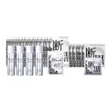 3종 세트: Ceramide 브라이트닝 마스크팩 50g*4+블랙 다이얼 필름 50개+블랙 아이 마스크 50개