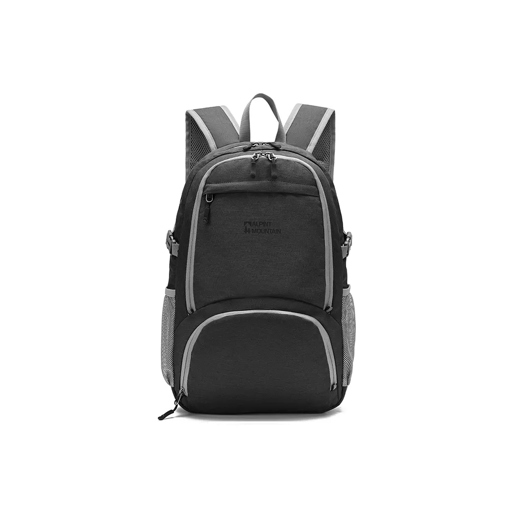 ALPINT MOUNTAIN Полиэстер Рюкзак Унисекс Черный Серый