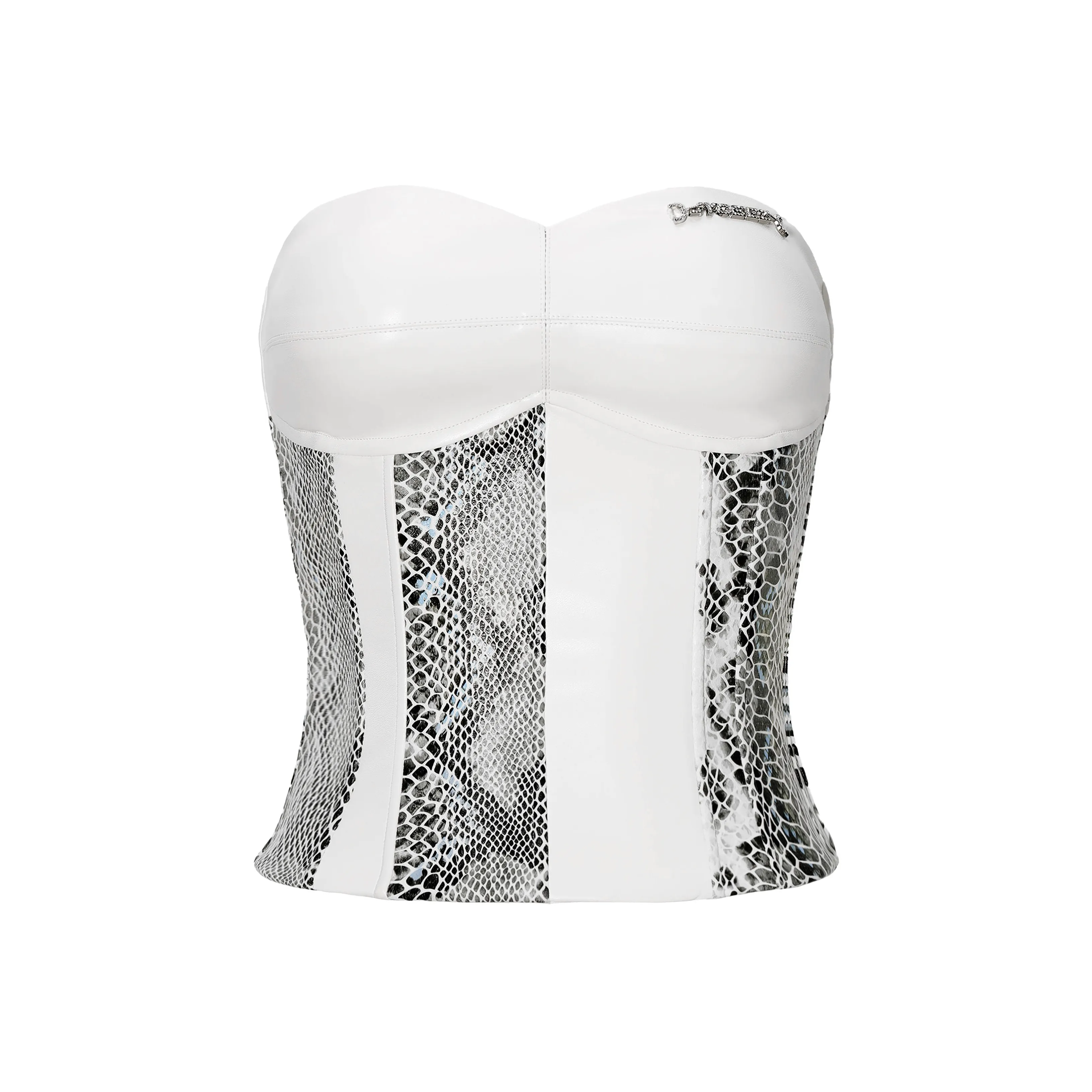 JYOSEI Змеиный принт Панель Женские Топы без бретелек