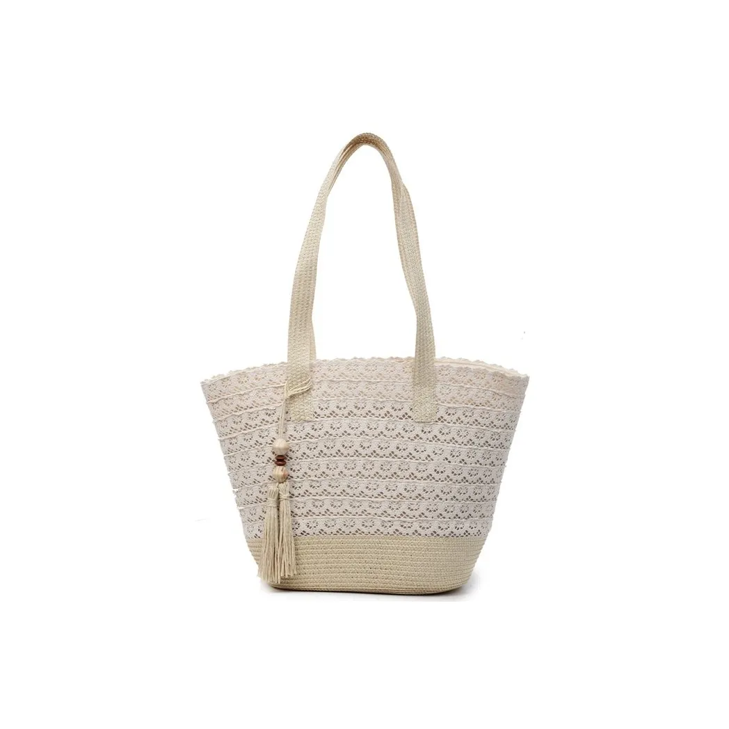 ZOGA Сумка через плечо из соломенной ткани унисекс разноцветная