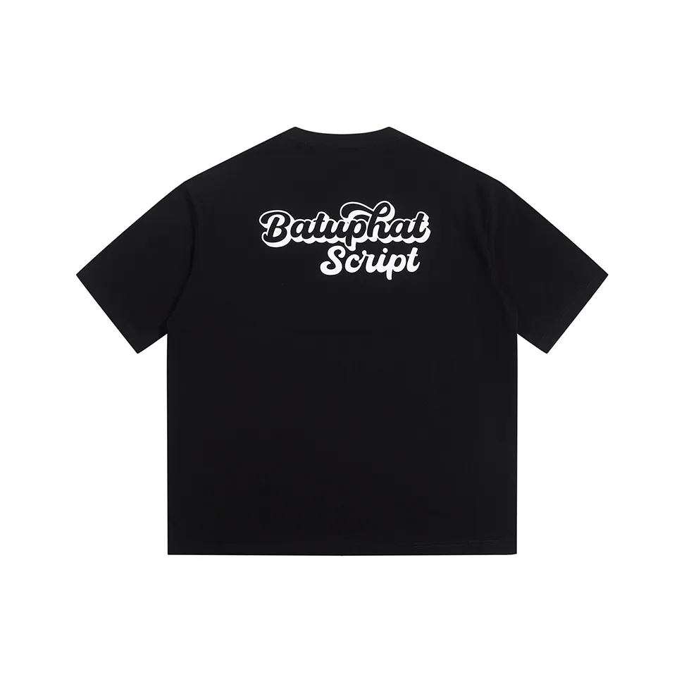 UNAPS Американский Свободный крой Рубашка с короткими рукавами Топ Унисекс