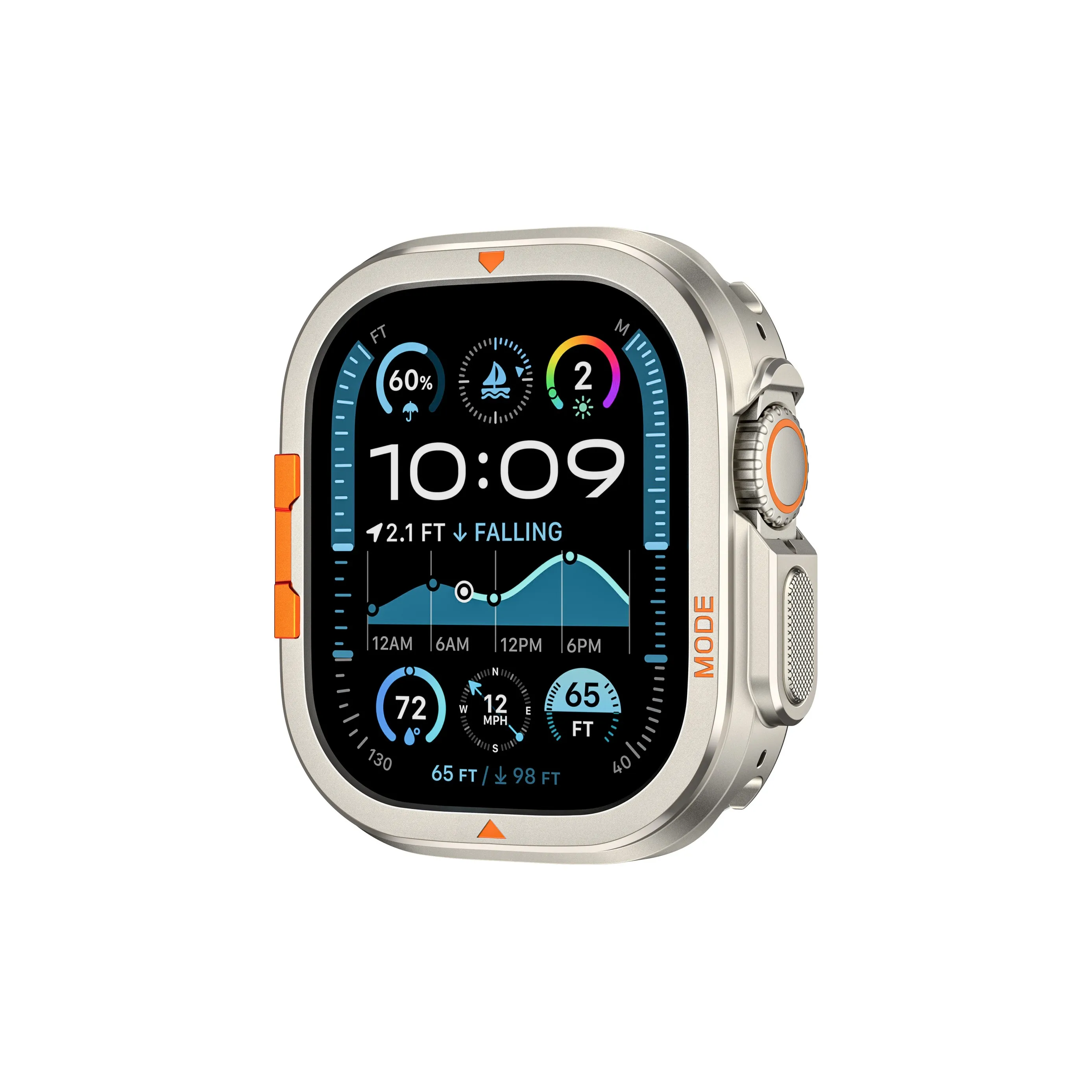 Dresself Защитный чехол для Apple Watch S10 корпус из пластика и ПК