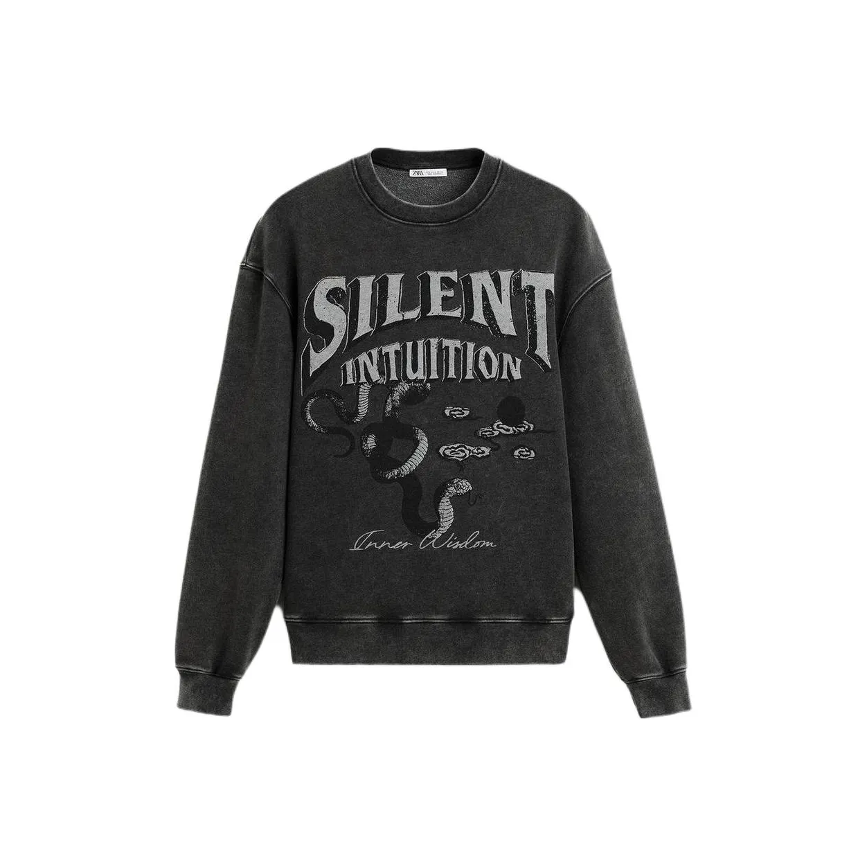 ZARA Deep Антрацит Мужские Свитшоты