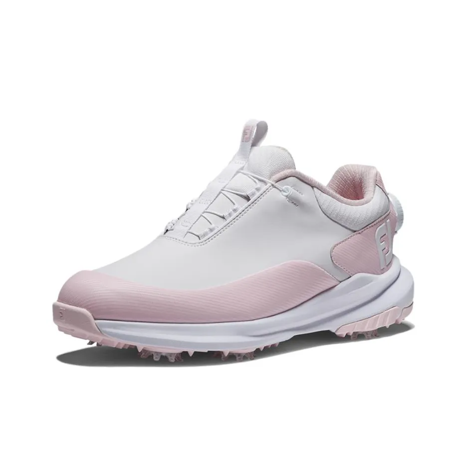 FOOTJOY Slip Resistant Abrasion Resistant Низкий Топ Гольф Обувь Женская Розовая Белая