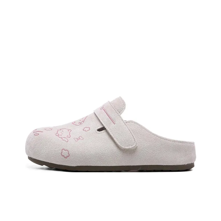 PIPI PURPLE Тихие домашние тапочки женские цвет котенок пудра