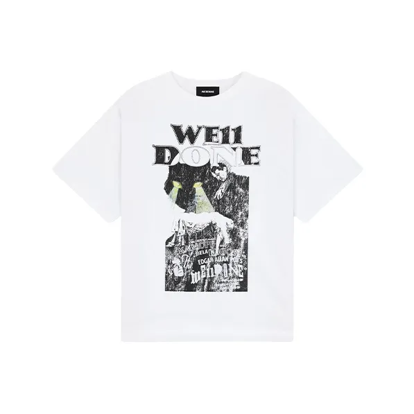 WE11DONE Короткий рукав T-рубашки унисекс белый