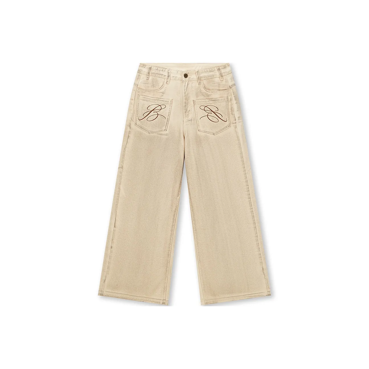 Безшовный крой, терракотовый цвет, женские джинсы