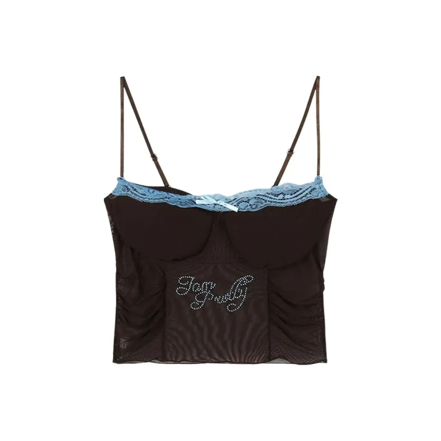 UYH Летний Сексуальный Внутренний Одежда Облегающий крой Укороченный Прозрачный Топ Женские