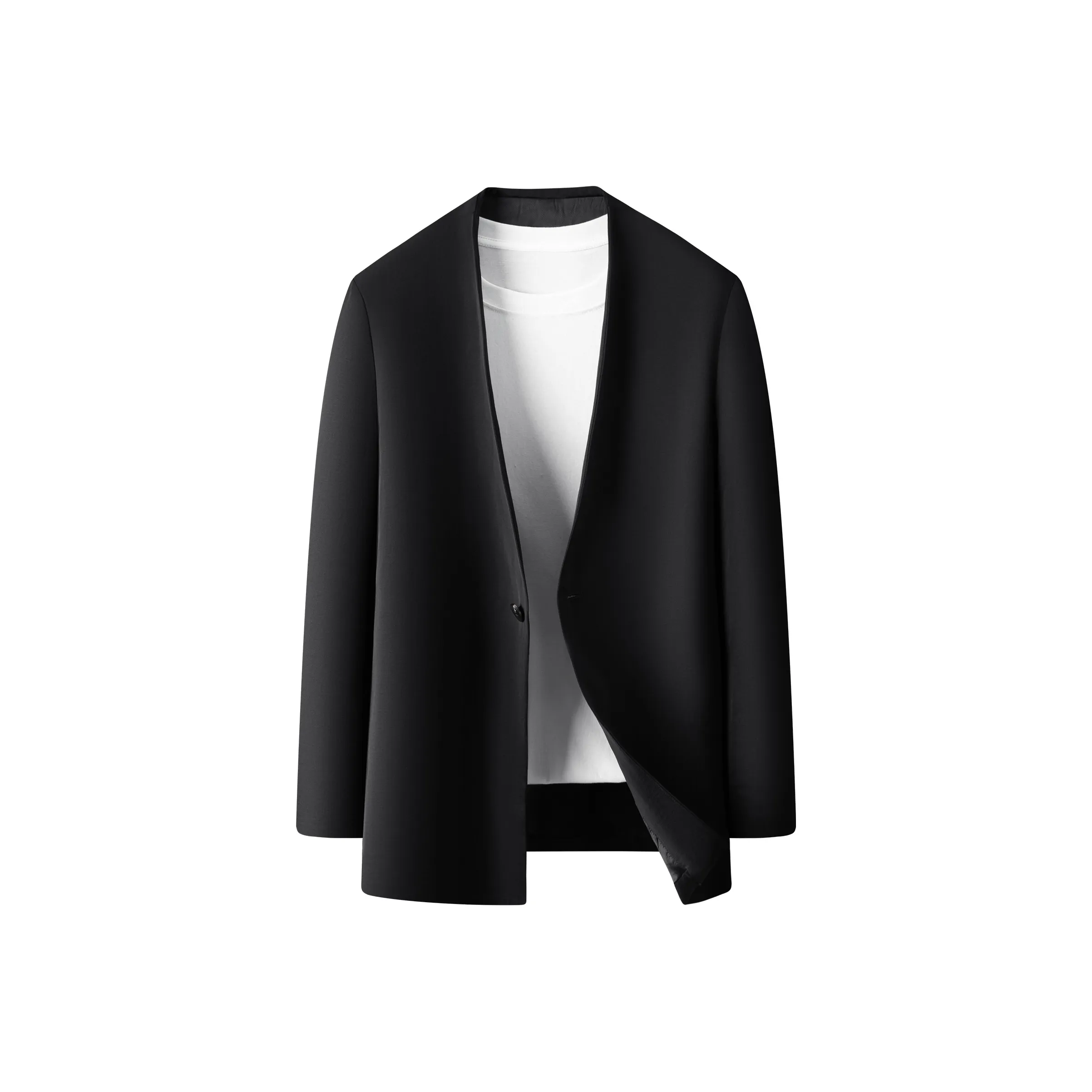 MH Черный Мужской Деловой Костюм