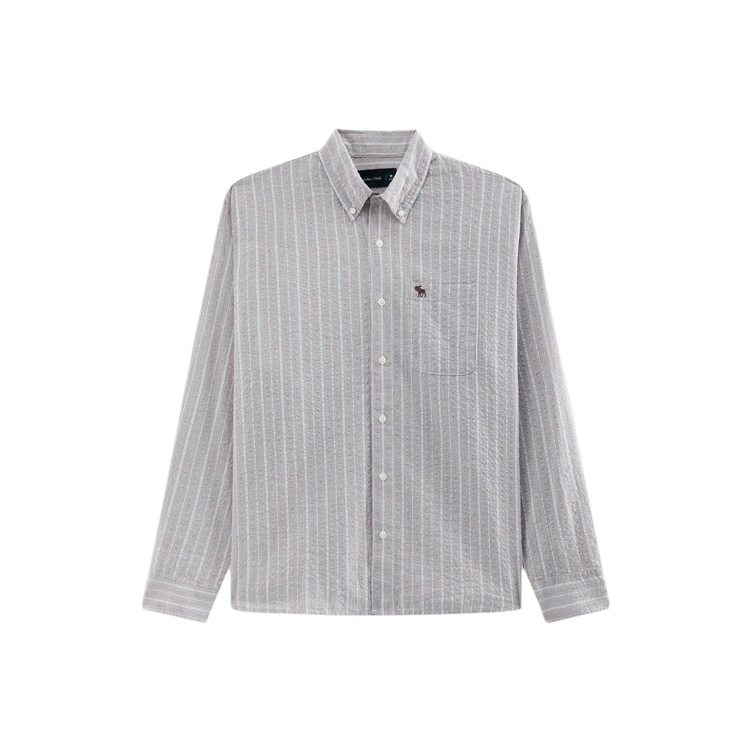 Abercrombie&Fitch Серые Мужские Рубашки