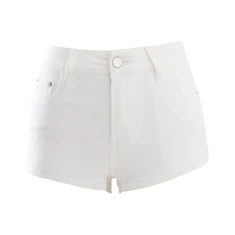 OROI Белые Джинсовые Шорты Женские