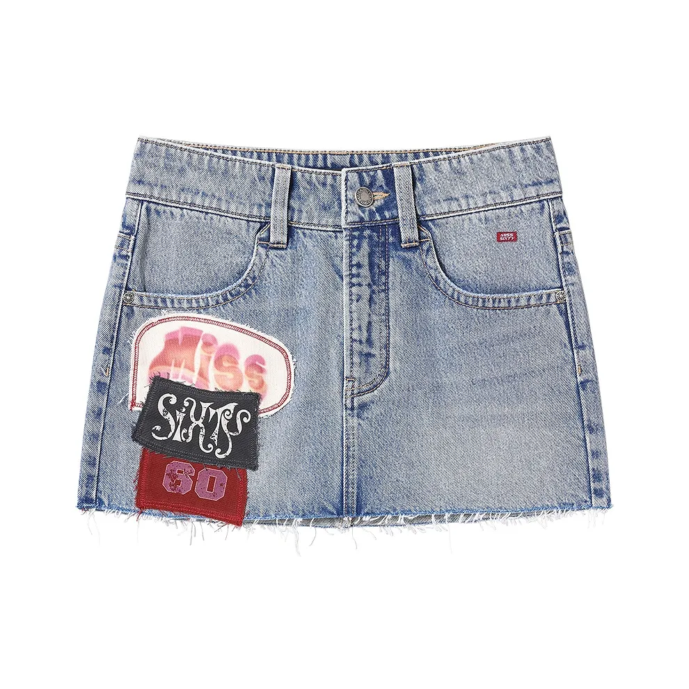 Miss Sixty Джинсовые короткие юбки Женские