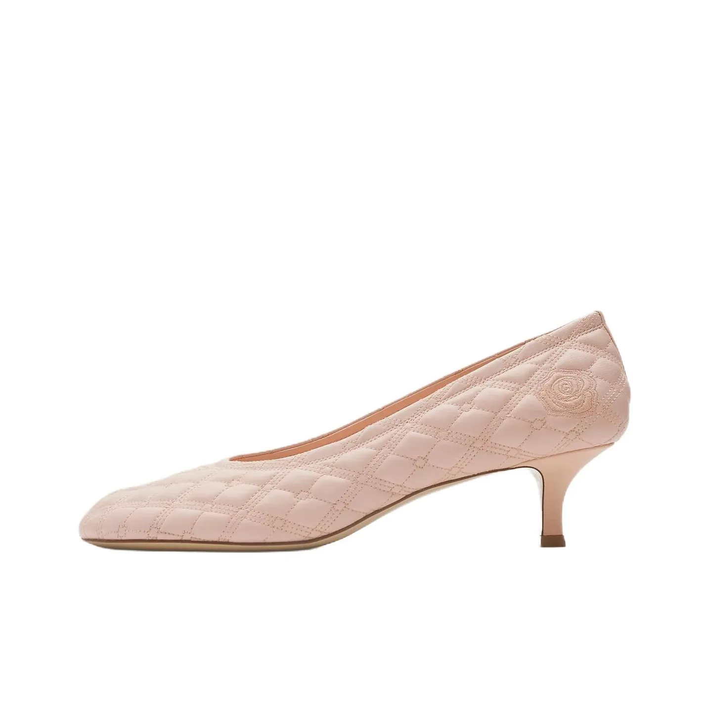 Burberry EKD Узкий каблук Высокие каблуки 4,5 см Женские Розовый