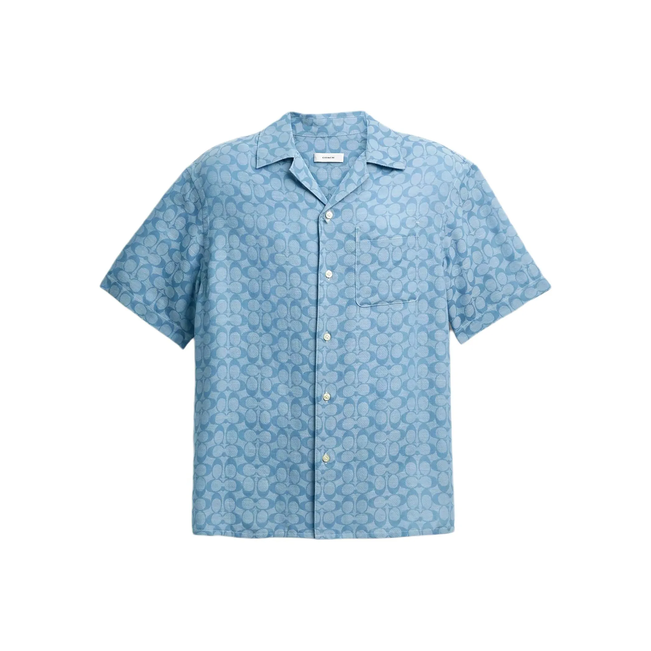 COACH Светло-синие мужские рубашки