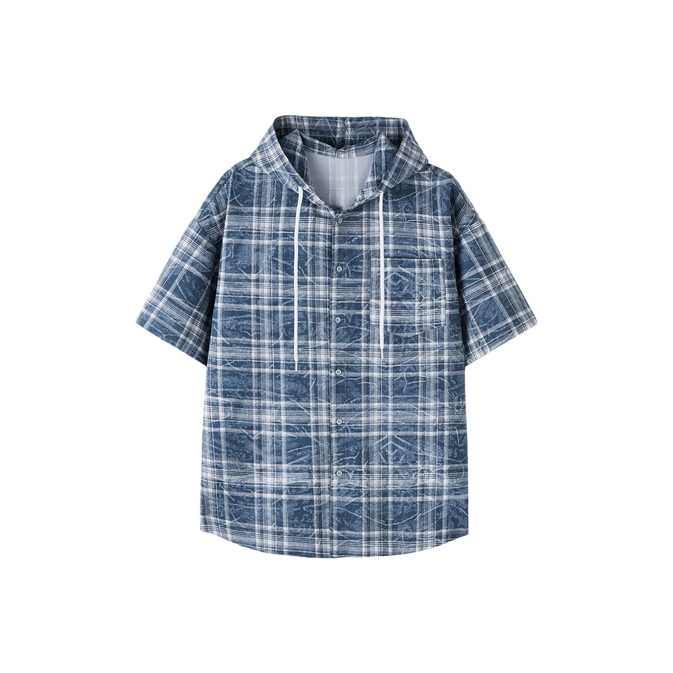 BOTH PLAY Синие Унисекс Рубашки