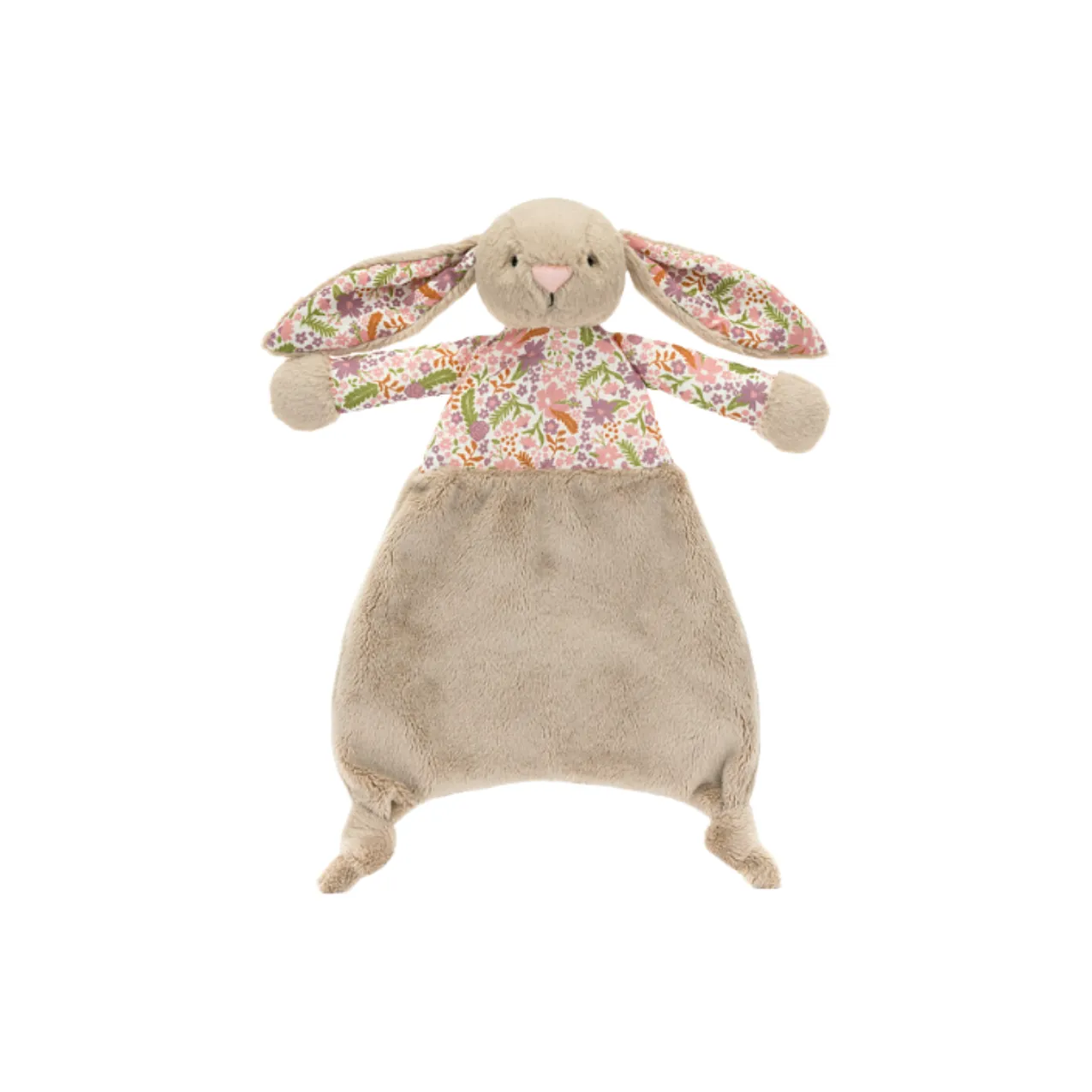 JELLYCAT Bunny Ткань Цветочный Бежевый Comfort Одеяло Для Сладкого Сна Аксессуары для Кукол