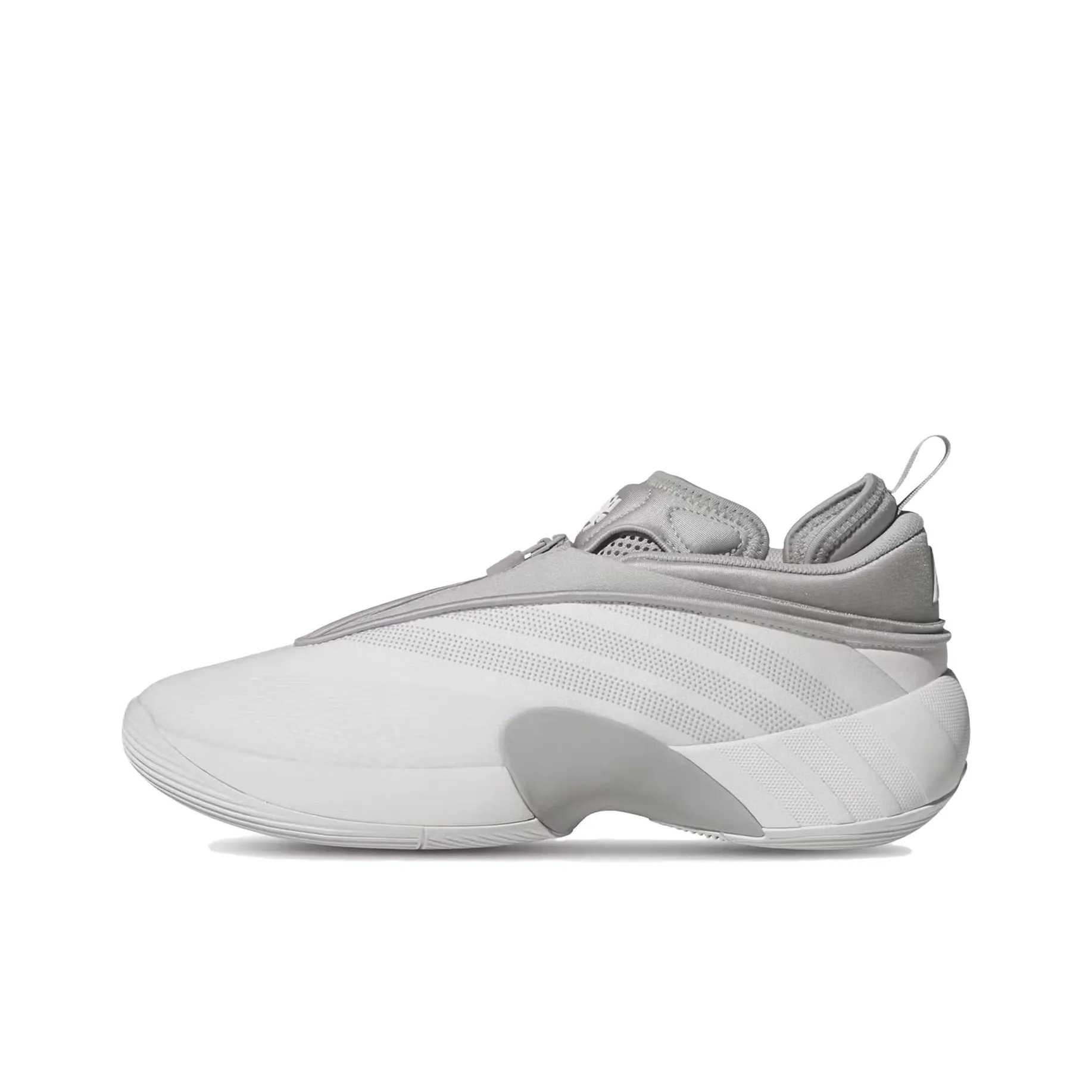 Adidas Slip-resistant Abrasion-resistant Low-top Basketball Shoes Unisex White Adidas Противоскользящие Аbrasion-resistant Низкие Кеды Баскетбольные Кроссовки Унисекс Белые