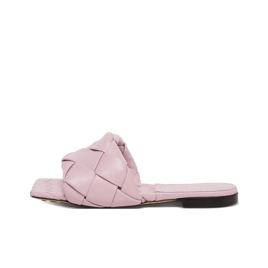 Bottega Veneta Lido Slide Slippers Women's Pink