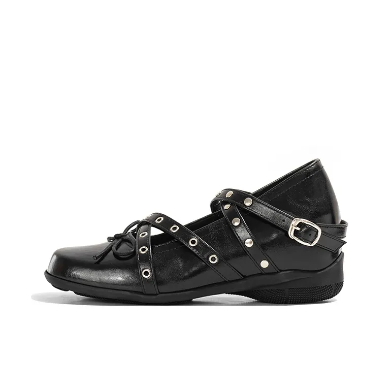 Old Meow Mary Jane Shoes Женские Черные