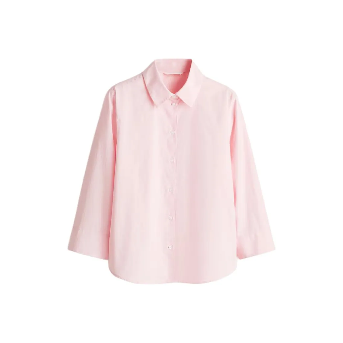 H&M Светло-розовые Женские Рубашки