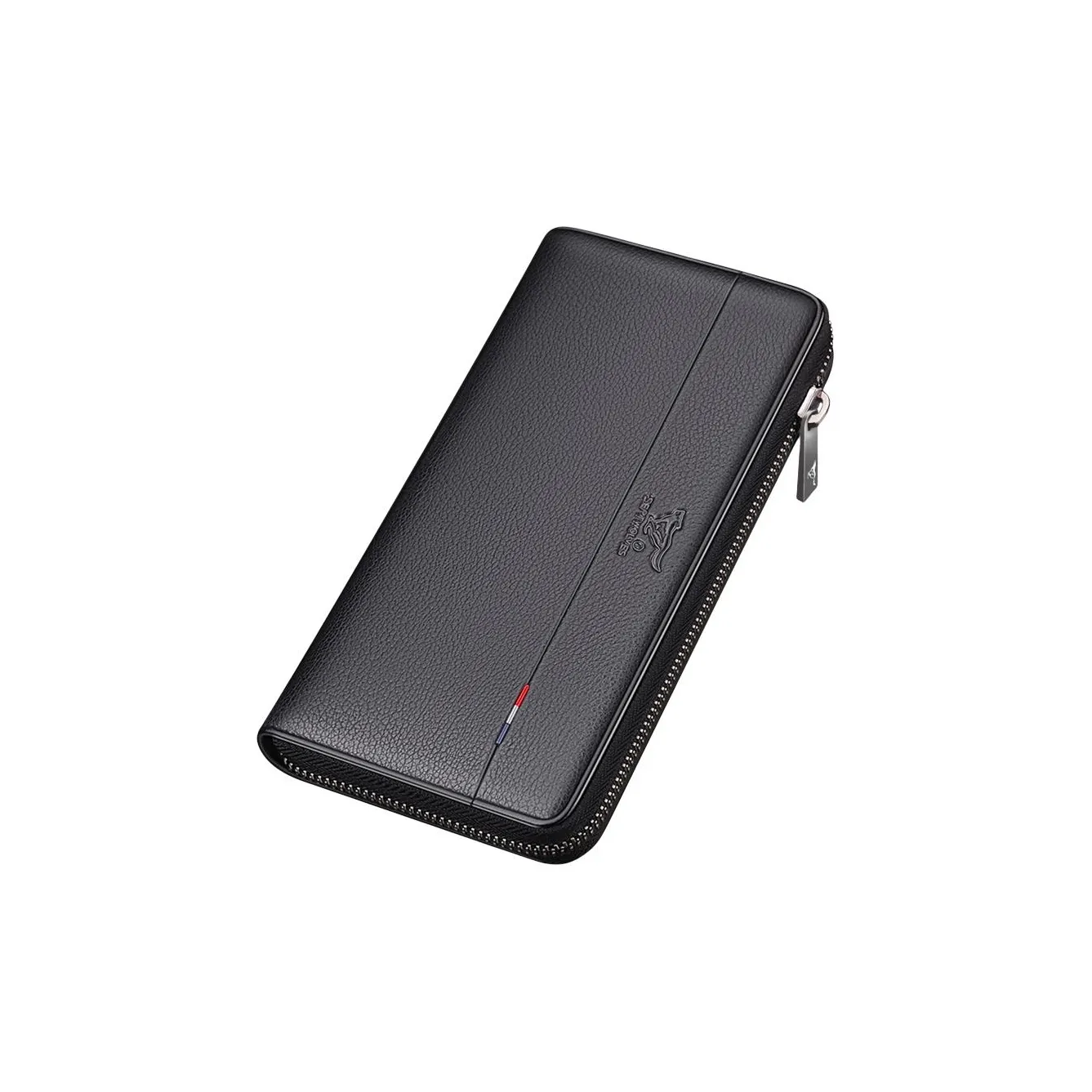 SEPTWOLVES Кошелек из коровьей кожи стандартный мужской черный