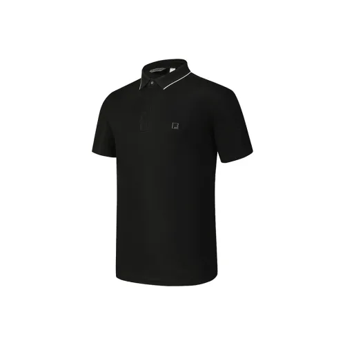 FILA Golf Series Темно-черный BK Мужское Поло