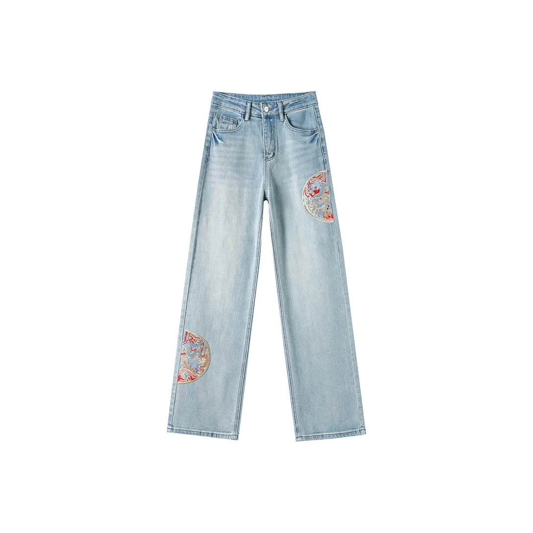 AHDO Светло-синие Женские Джинсы