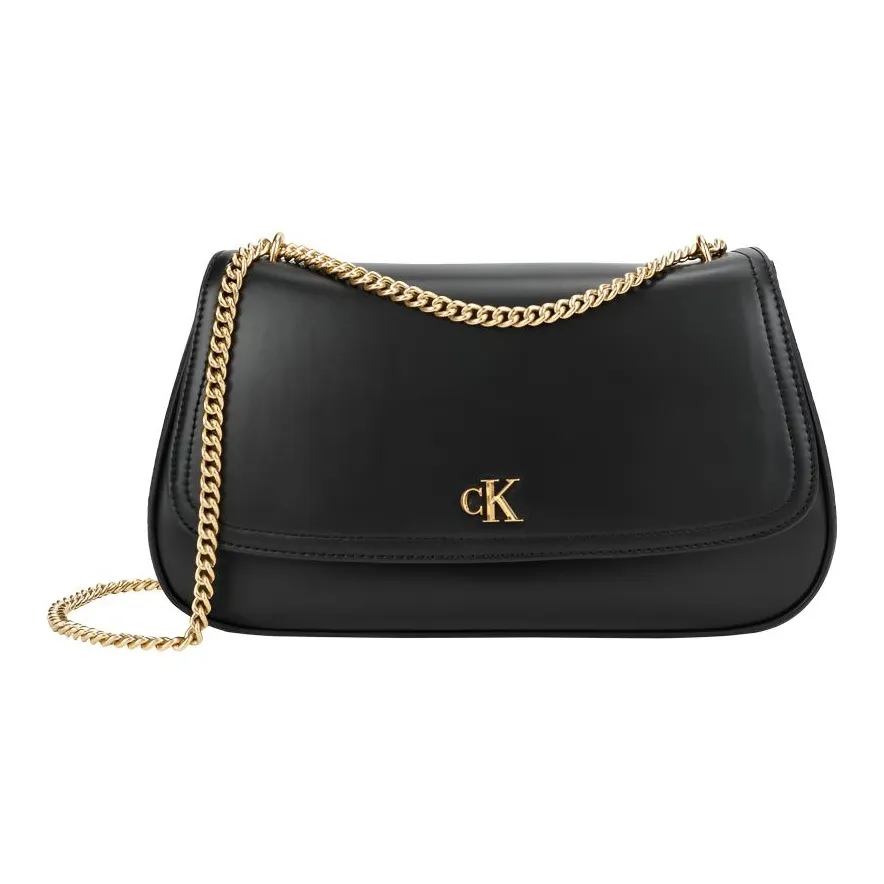Calvin Klein Сумка через плечо из синтетического материала маленькая женская черная