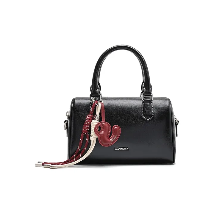 VALUNCICA EUROPHAM Коровья кожа Портативная Сумка-подушка Маленькая Женская Молочный Белый Мусс Черный Вишневый цветок Розовый