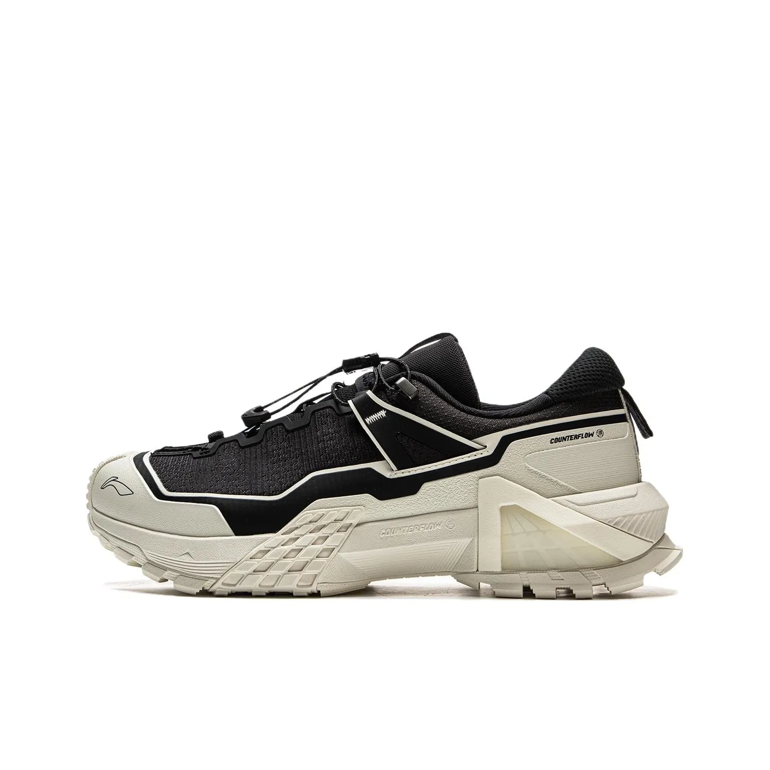 Подкладка Outdoor CF Tracing Xingchuan Pro Альпинистские и туристические ботинки Низкий верх Черный Белый Унисекс