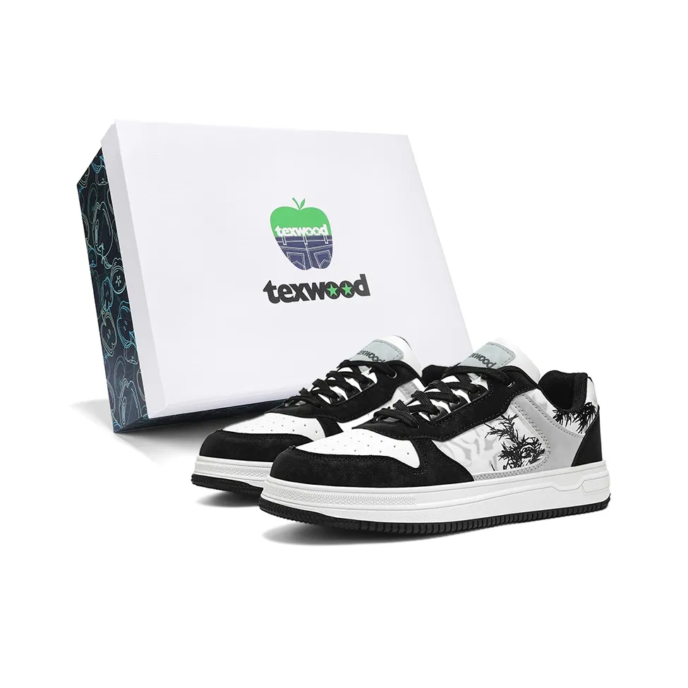 TEXWOOD Китайский стиль синяя и белая фарфоровая коллекция износостойкий и легкий низкий топ кроссовки для скейтбординга мужской