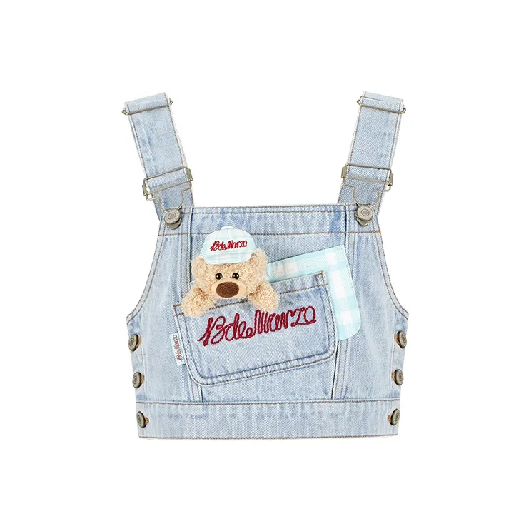 13 DEMARZO Промытый синий Женские Топы