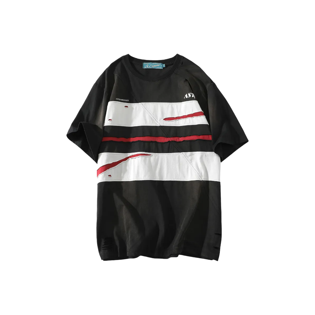 A SQUARE ROOT Черная унисекс футболка T