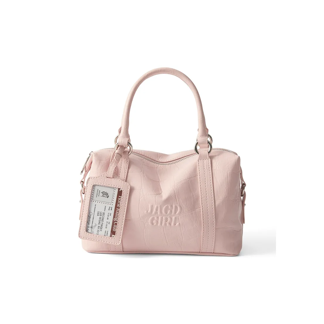 JACD ПУ (полиуретан) Сумка через плечо Сумка Обычная Женская Серебряная Розовая