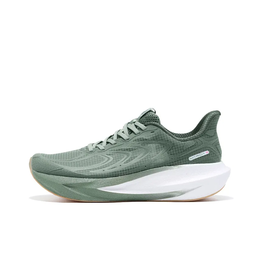 BMAI Expedition 6,0 Амортизация Устойчивый к истиранию Дышащий Быстросохнущий Низкий топ Беговые кроссовки Мужской Зеленый