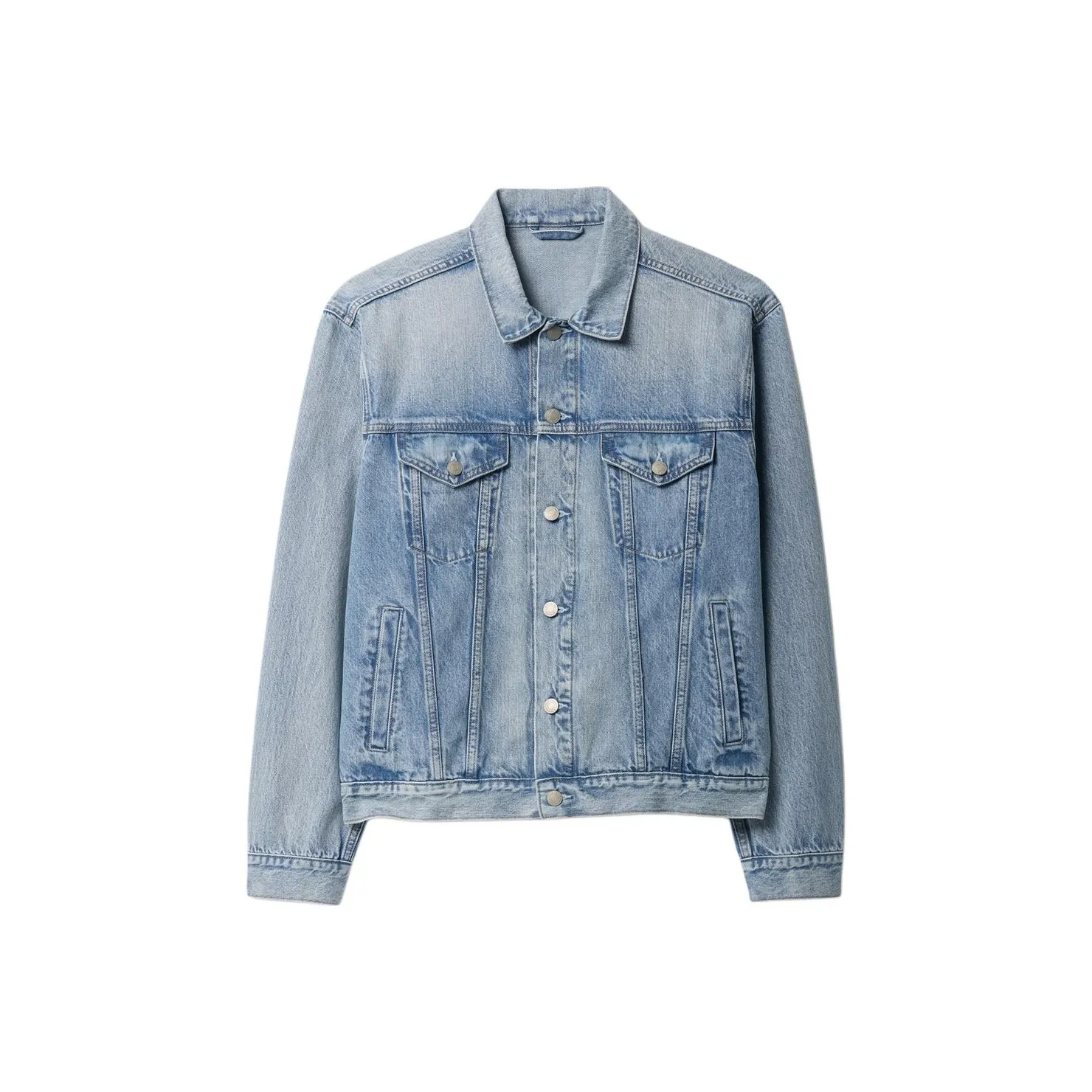 GAP Светлый Промытый Мужской Джинсовый Куртка