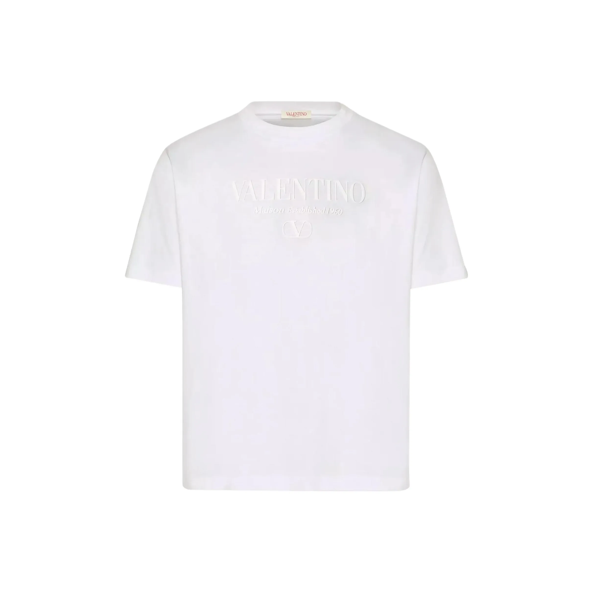 Valentino Garavani Logo Printed Crew Neck T Shirt