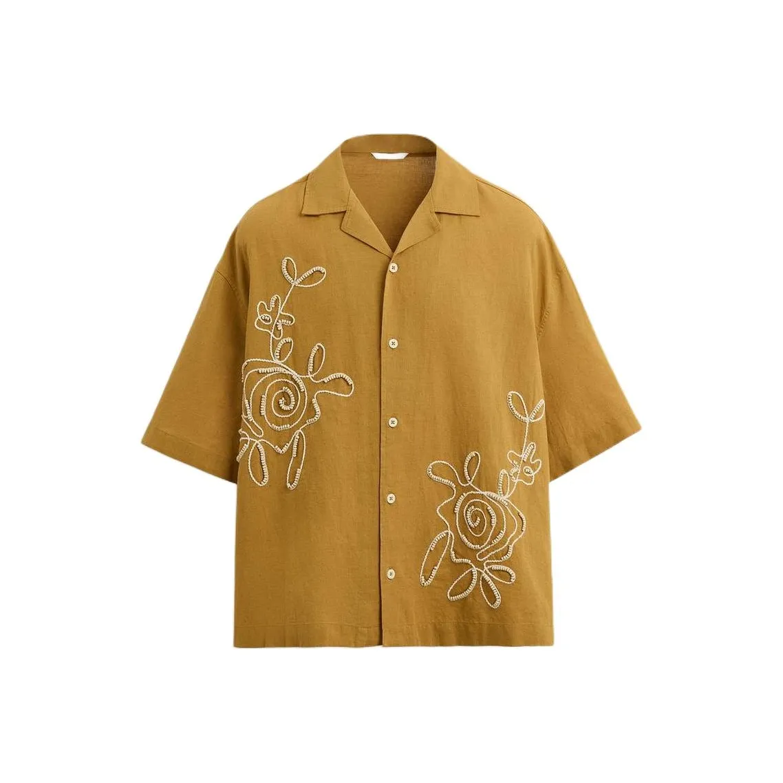 ZARA Горчичный Мужской Рубашки