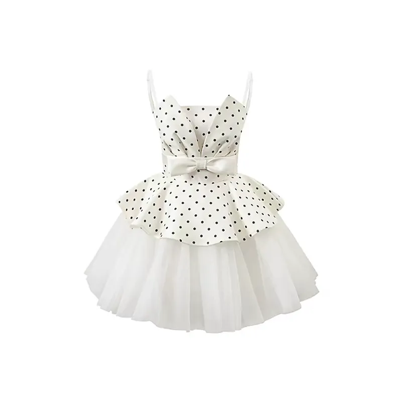 MO VOICE Белый Гороховый узор Женские Слиплатья