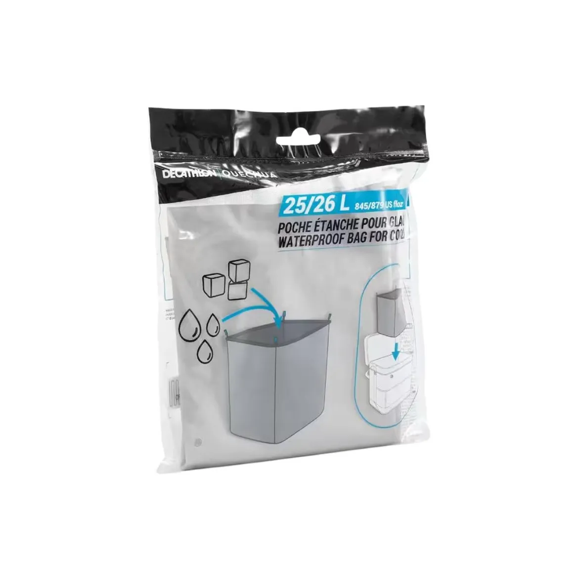 DECATHLON Полиэстер Сумка Вкладыш Унисекс Прозрачный