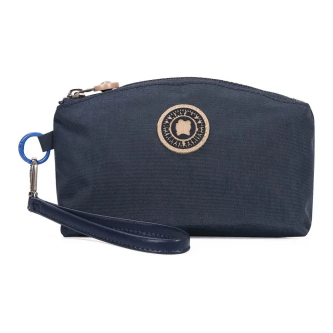 DANNYBEAR Ткань Ручной Клатч Сумка Унисекс Чернила Синий Звезды Серебристый Лунный свет Ancient Чай Коричневый