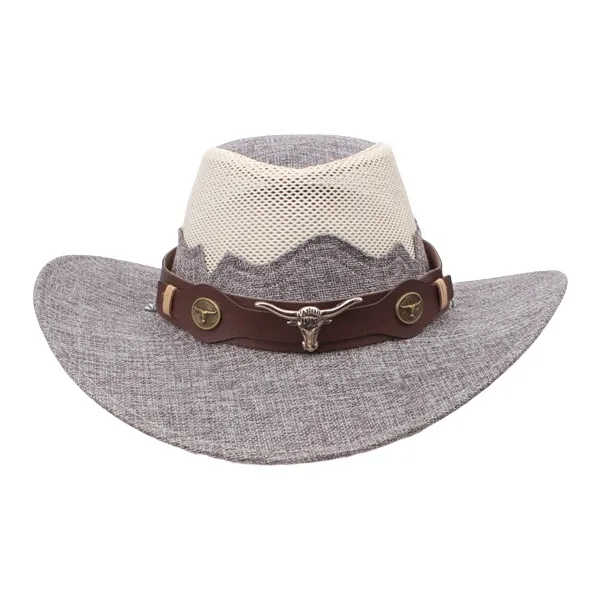 BOOLFEN Хлопок Linen Blend Denim Шляпа Unisex