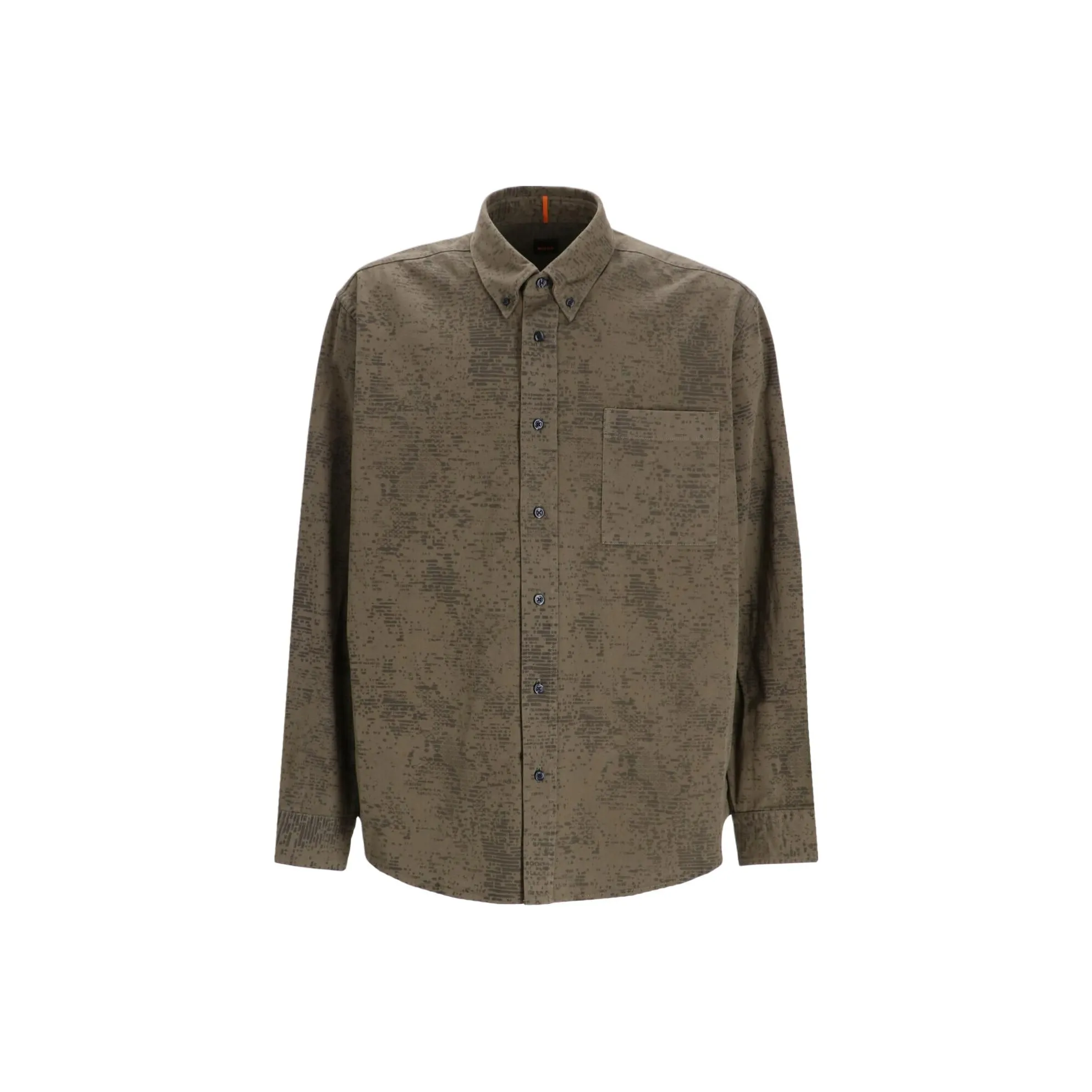 Hugo Boss Хаки Мужские Рубашки