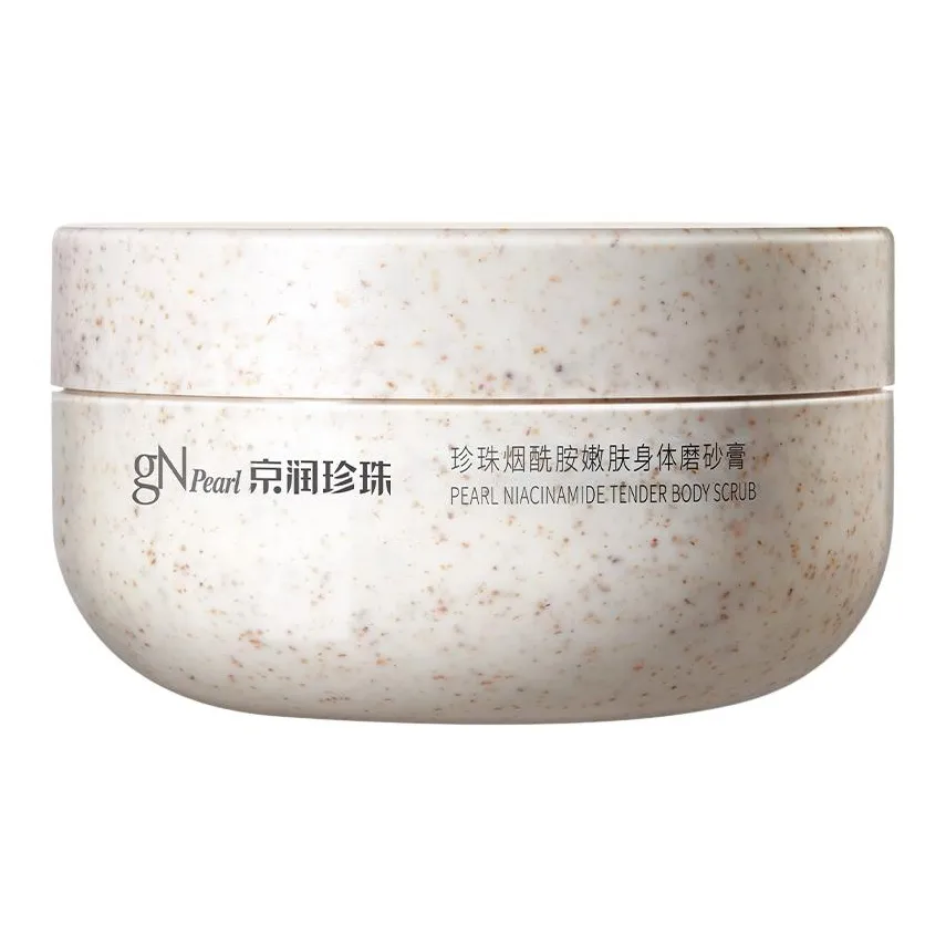 GN PEARL Niacinamide Мягкая кожа Тело Скрабы 200 г Отшелушивающий Увлажняющий Очищающий Розовый Свежий Аромат