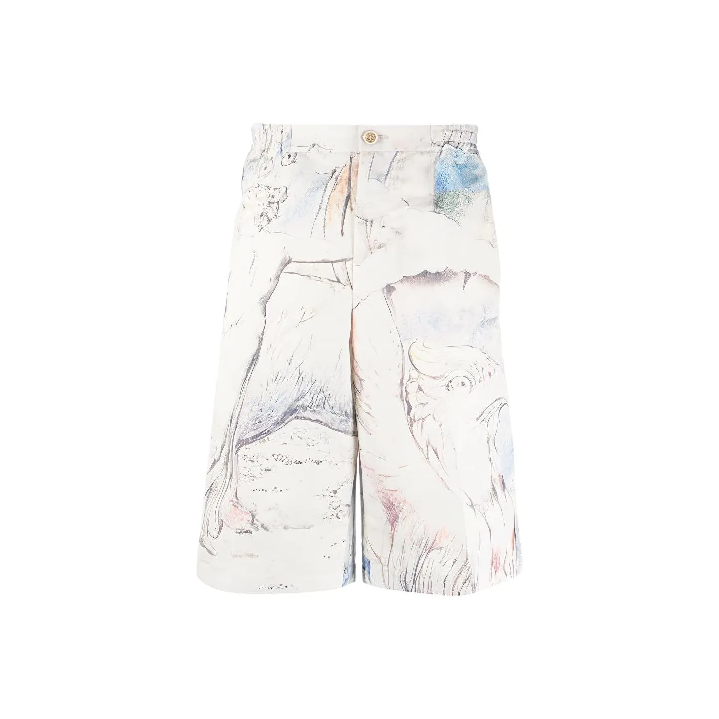 Alexander McQueen Allover Printed Chino Shorts