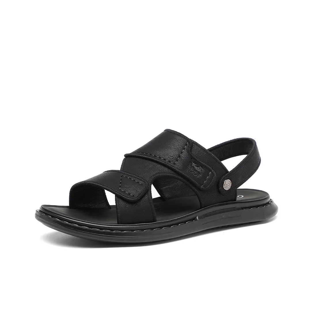 AIBAOLUO Пляжные сандалии Мужские Черные