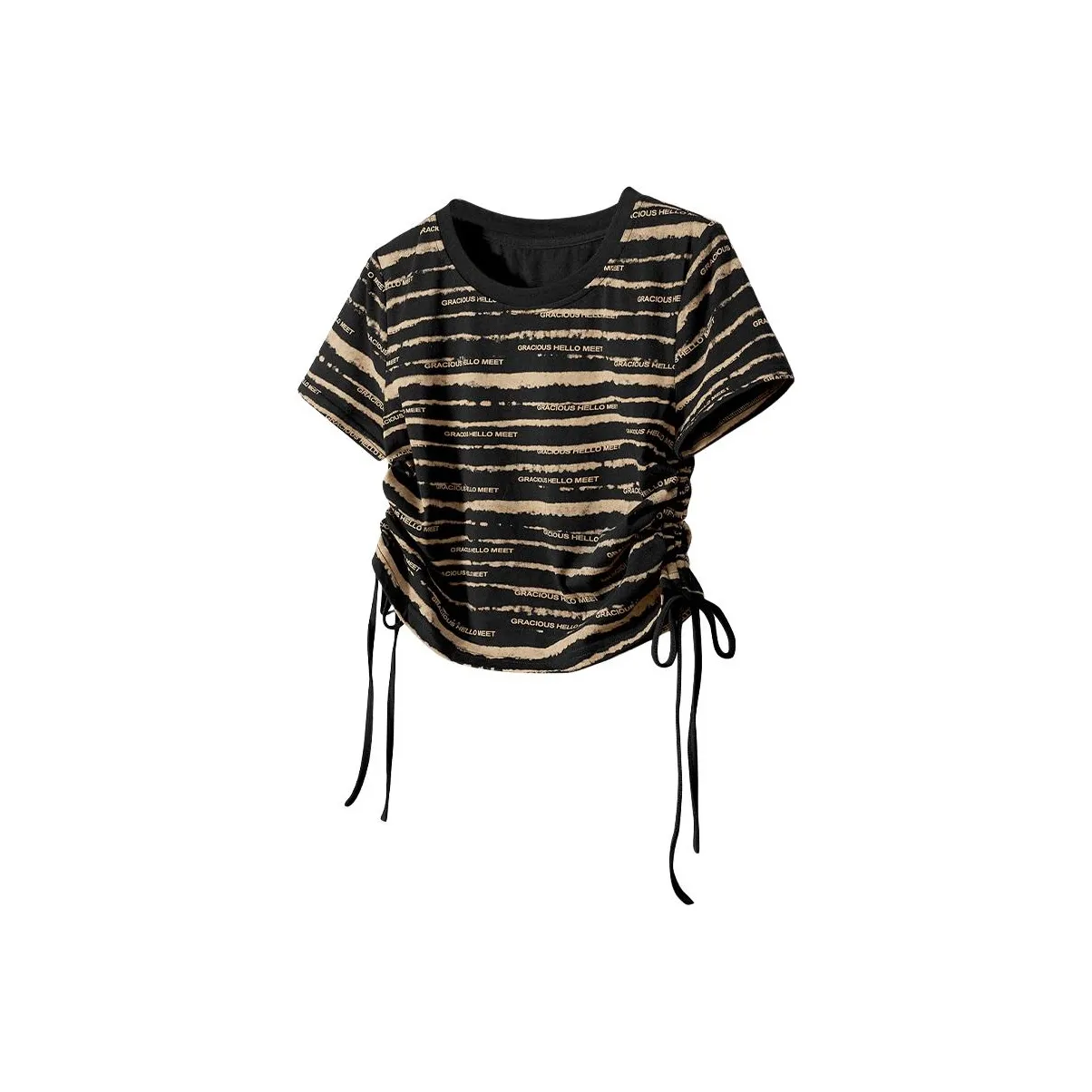 TOUCH Хаки Полосы Женские Рубашки T