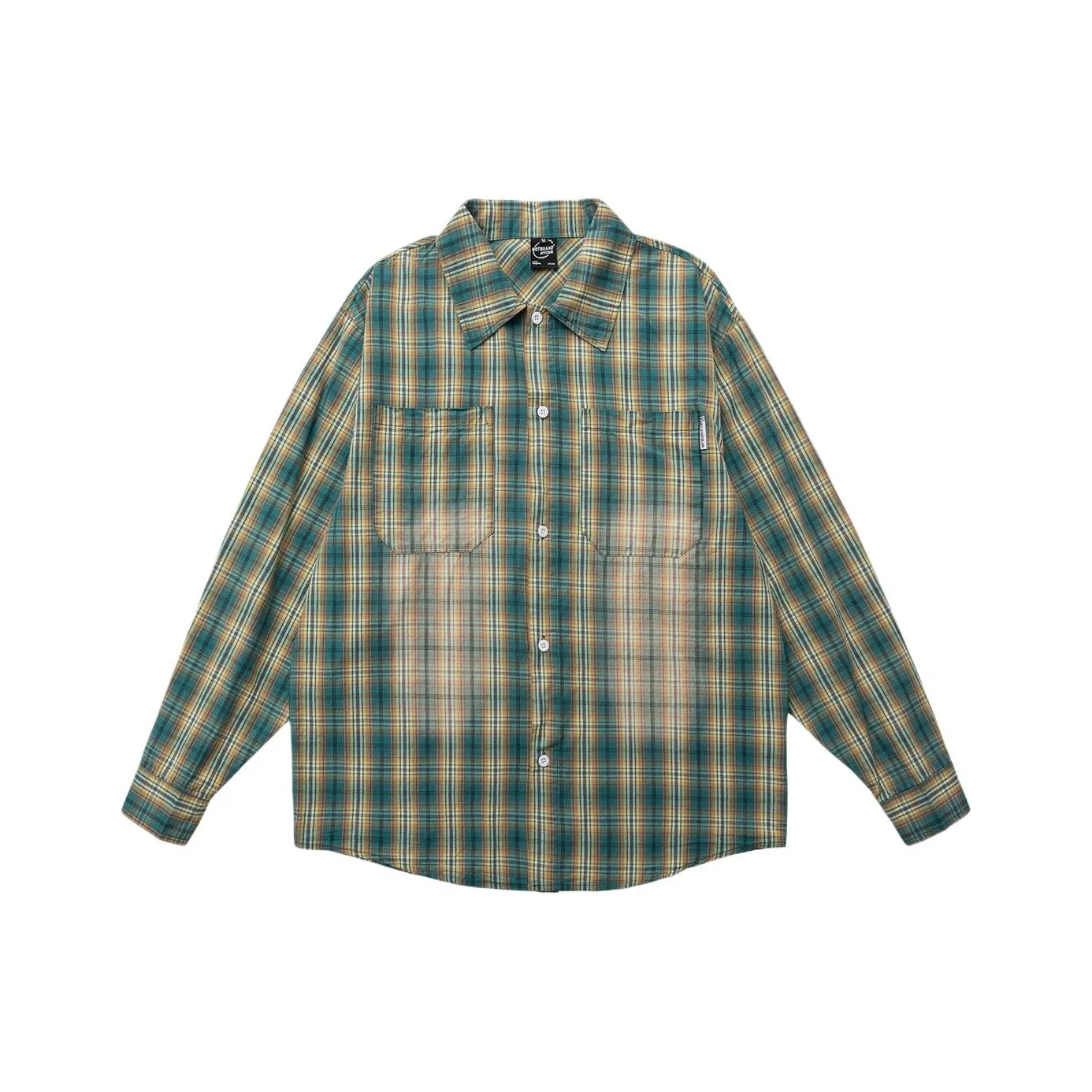 JOKAR&JONNY Зеленая унисекс рубашка