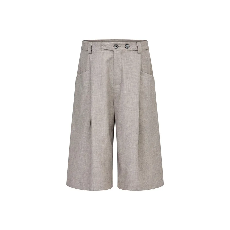 RVANGUARD Льняная ткань Текстура Унисекс Повседневные шорты