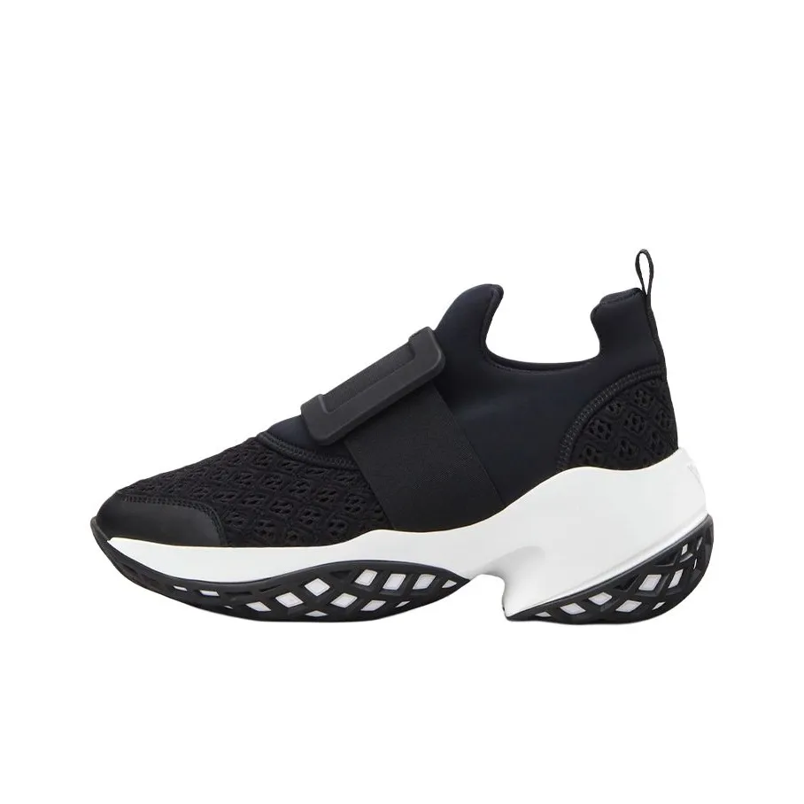 Roger Vivier Viv' Run Covered Buckle Sneakers Women's